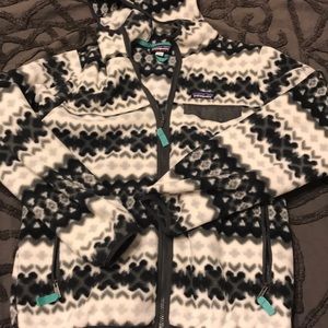 Patagonia fleece hooded jacket